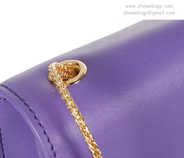 YSL mini monogramme cross-body shoulder bag 326076 purple - Click Image to Close